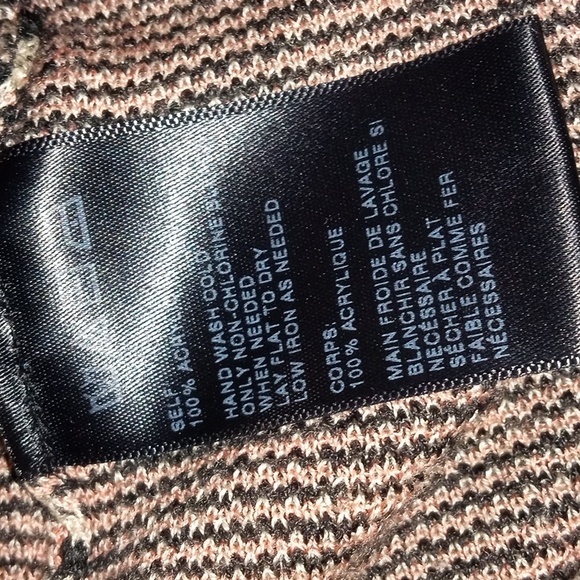 Staring At Stars Black Pink Floral Open Front Cardigan M - Picture 6 of 9